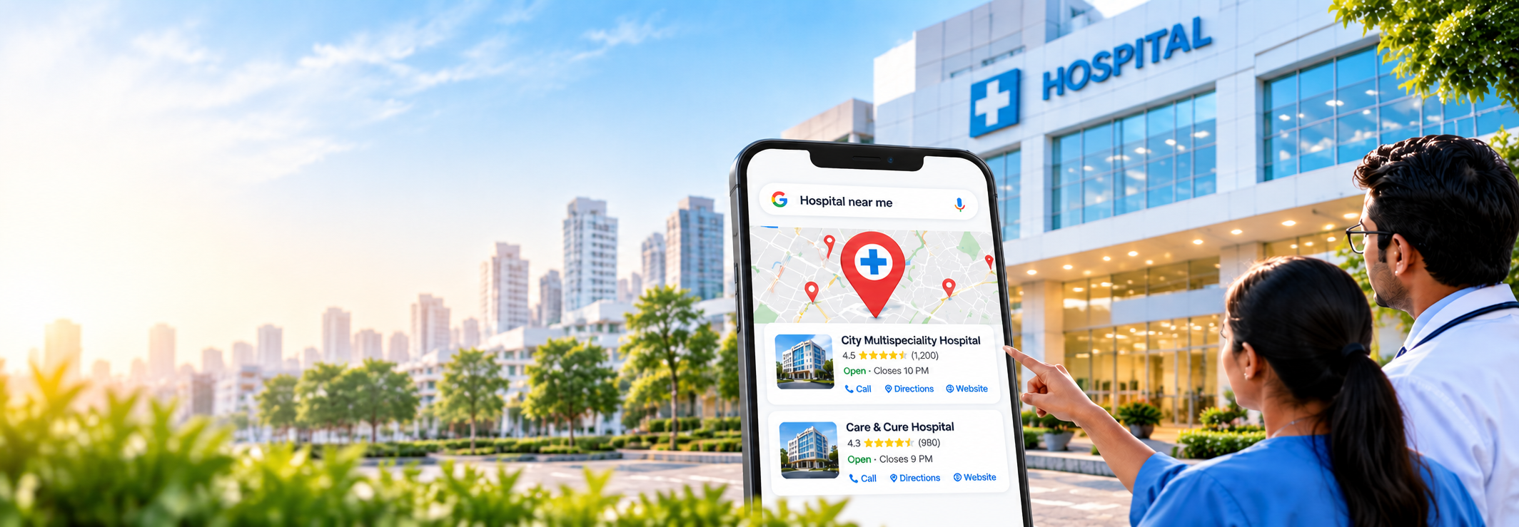 What is the importance of local SEO for hospitals and healthcare providers in India?
